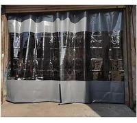 Rideaux de séparation de Garage - Rideau de Porte en Vinyle imperméable pour Lave-Auto et Poste de Lavage Industriel, Rideau Utilitaire extérieur pour terrasse et Porche
