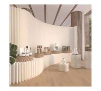 Rideaux de séparation de pièce, cloisons murales en Papier, séparateurs Pliables multifonctionnels, Panneaux d'intimité avec étagères, Stables pour la Maison, Le Bureau ou Les Cent