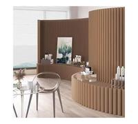 Rideaux de séparation de pièce, cloisons murales en Papier, séparateurs Pliables multifonctionnels, Panneaux d'intimité avec étagères, Stables pour la Maison, Le Bureau ou Les Cent