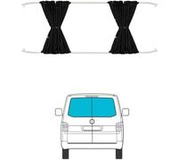 Rideaux de séparation de Voiture Rideaux Pare-Soleil Occultants,Utilisation Adaptée for VW T5, T6 Et .1(Barn Door Window)