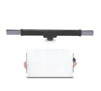 Rideaux de Voiture rétractables - Protection de la Vie privée magnétique, Pare-Soleil Pliable, Store Extra Large pour fenêtre, système de réflecteur de Chaleur UV | pour Pare-Brise et arrière