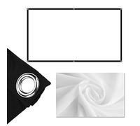 Rideaux d'écran de Projecteur, Support d'image Ultra-Clair 2D 3D, écran de Projection HD 1080p et 4k pour Film de Cinéma Maison pour Salle de Conférence pour Bureau à Domicile