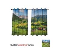 Rideaux d'extérieur - Anshesix - Natural Cave - W108" x L72" - Résine synthétique - Color13