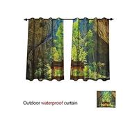 Rideaux d'extérieur - Anshesix - Pavillon latent - Résine synthétique - W63" x L72" - Graphique