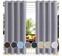 rideaux d'extérieur rideau pour pergola extérieur exterieur terrasse impermeable grande largeur rideau occultant thermiques double rideaux occultants thermique isolant anti froid et chaleur draperies