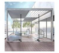 Rideaux d'extérieur transparents en PVC pour tonnelle avec fermeture éclair, panneaux latéraux imperméables pour abri auto, terrasse, pergola - Solution d'intimité résistante aux intempéries