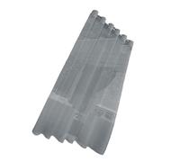 Rideaux d'extérieur transparents imperméables à œillets pour terrasse et tonnelle