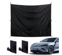 Rideaux d'intimité de voiture | Grand rideau d'intimité pour fenêtre latérale de voiture - 2,5 x 1,8 m - Housse de douche pour porte arrière de porte pour sorties en famille, aventure, voyage, trajets