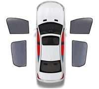 Rideaux d'intimité fenêtre latérale Voiture, pour 2017-2025 VW T-Roc, Commodité Confort Magnétique occultant Filet véhicule Visière Solaire fenêtre,4pcs-Doors-Window-Normal