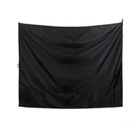 Rideaux d'intimité pour portes arrière de camionnettes et camping-cars avec double couche imperméable en tissu Oxford et cordes de suspension réglables