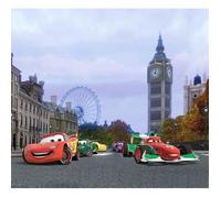 AGDesign Voilage Cars à Londres Disney 180 x 160 cm 2 parties Multicolore G