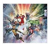 Rideaux disney marvel avengers en vol - 11 personnages - 2 pièces - l180 cm x h 160cm G