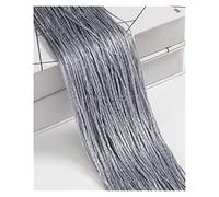 Rideaux en Perles Cordes perlé Rideau Rideau Rideau Perles de Rideaux de Fil Rideaux fenêtre Mur Panneau de Panneau séparateur portire Maison Salon Salon décor de Mariage (Color : Grey, Size : 2.5x2