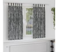 Rideaux en velours gris filtrant la lumière pour salon, chambre à coucher, rideaux élégants en polyester avec protection de la vie privée et design moderne, lavables en machine et durables