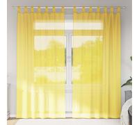 Rideaux en voile avec boucles 2 pcs violet 140x140 cm rideau en filet vidaXL