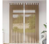 Rideaux en voile avec œillets 2 pcs vert pomme 140x300 cm vidaXL