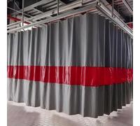 Rideaux et écrans de soudage, Couverture de soudage avec fenêtre de visualisation Rouge, barrière de sécurité de soudage Durable, cloison Industrielle pour entrepôt, Atelier de Maintenance (