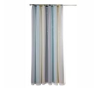 Rideaux étoiles, Rideaux Ombrés Bleus Rideaux pour Enfants pour Chambre à Coucher Filles Rideaux Dégradés de Fil étoile Creux Usage Domestique (Beige 53L x 95L)