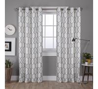 Rideaux exclusifs pour la maison, paire de rideaux illets filtrant la lumi re en m lange de lin Kochi, 54 x 108, gris tourterelle, lot de 2