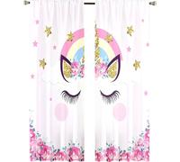 Rideaux finis pour enfants 150x166 cm - Cils de licorne