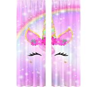 Rideaux finis pour enfants 150x166 cm - Licorne endormie
