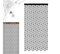 Rideaux Halloween pour Fenêtre,Fantôme Décoratif Halloween - Décor Phosphorescent Mignon pour Fête Cuisine Mur Intérieur Maison