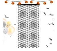 Rideaux Halloween pour Fenêtre - Fantôme Décoratif Halloween,Décor Phosphorescent Mignon pour Fête Cuisine Mur Intérieur Maison
