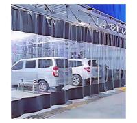 Rideaux industriels résistants pour porte, entrepôt, lavage de voiture, séparations rapides d'espace, rideaux d'extérieur (3,8 x 2,2 m)