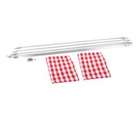 Rideaux intérieurs pour VOLKSWAGEN Combi Bay Window (08/1967-07/1979) - Rouge vichy