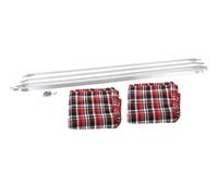 Rideaux intérieurs pour VOLKSWAGEN Combi Clipper CARAT (1997-2014) - Rouge écossais grands carreaux