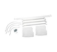 Rideaux intérieurs pour VOLKSWAGEN Combi Split (-07/1967) - Blanc uni