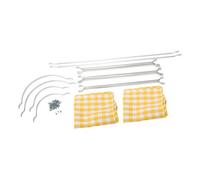 Rideaux intérieurs pour VOLKSWAGEN Combi Split (-07/1967) - Jaune vichy