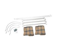 Rideaux intérieurs pour VOLKSWAGEN Combi Split Brazil (1957-1975) - Vert écossais grands carreaux