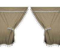 Rideaux Lampa microfibre pour camion - Beige