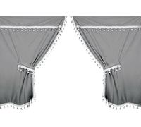 Rideaux Lampa microfibre pour camion - Gris