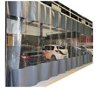 Rideaux latéraux imperméables en PVC transparent pour tonnelle et abri d'auto - 0,3 mm d'épaisseur - 5,2 x 2,5 m - Durable et résistant aux intempéries