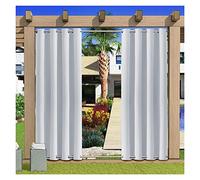 Rideaux latéraux imperméables pour extérieur - 100 % polyester - Protection de terrasse pour espaces extérieurs - 200 x 220 cm