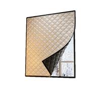 Rideaux Lumière Bloquer Isolation Économie D'Énergie As Besoin De Percer Des Trous Rideaux Coupe-Vent Isolant Anti Froid Réutilisable(100x100 cm/39.4x39.4")