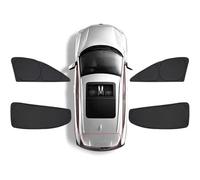 Rideaux Magnétiques Pare-Soleil pour Toyota Highlander 2007-2013 - sur Mesure Couverture complète Avant latérales et arrière Anti-UV Protection,4 PCS Front Rear