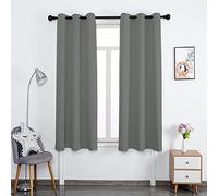 Rideaux minimalistes 240x180cm Rideaux occultants à Pattes cachées Isolement Thermique avec Oeillets pour Salon Chambre Décoration