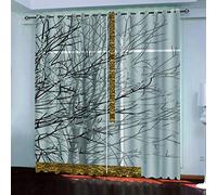 Rideaux Occultants 200x160 Cm Rideau Occultants Isolant Thermiques À Oeillets Élégant Décoration pour Chambre Salon 3D Imprimés Abstraits Gris Thermique Anti Froid, Lot De 2 Motif
