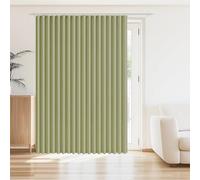 Rideaux occultants magnétiques accordéon, sans perçage, idéaux pour Les salles de Bain et Les séparations d'espace.-Green- W240xH240cm