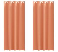 Rideaux occultants modernes - vidaXL - Couleur Terre Cuite - 225x140 cm - Occultation 80%-90% - Polyester
