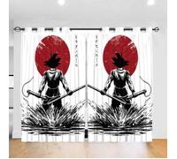 Rideaux occultants personnalisés Dragon Ball Z Pure of Heart Warrior - Isolation thermique 60x120cm