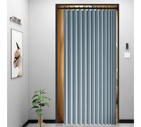 Rideaux Occultants Porte 240 x 180 cm Anti Froid et Chaleur, Séparateur de Pièce Pliable, Design Accordéon Rideau Occultant Pliants pour Salon, Balcon, Chambre Moderne, Bleu