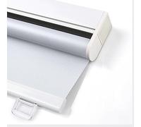Rideaux occultants sans fil pour fenêtres, stores enroulables, protection 100 % UV, filtrant la lumière, blanc, 70 x 200 cm, bloquant l'intimité et le soleil
