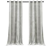 Rideaux occultants YSTYLE pour chambre et salon - Ensemble de 2 panneaux de rideaux isolants thermiques, 140x260 CM, SEHLR, Beige