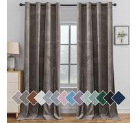 Rideaux occultants YSTYLE pour chambre et salon - Ensemble de 2 panneaux de rideaux isolants thermiques, 140x225 CM, SEHLR, chameau