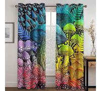 Rideaux Pour Enfants Pour Chambre A Coucher, Rideaux Occultants A ?Illets Pour Le Salon ¿C Idees De Champignons Tendance, Rideaux Imprimes Pour Decoration De Chambre D'enfant, Rideaux Thermiques E
