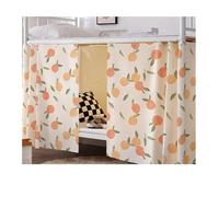 Rideaux pour lits superposés Rideau de lit respirant for dortoir, rideaux for lits superposés, moustiquaires for literie, tente, for étudiants, protection la vie privée(Color 6,W200 X L135cm (1pc))